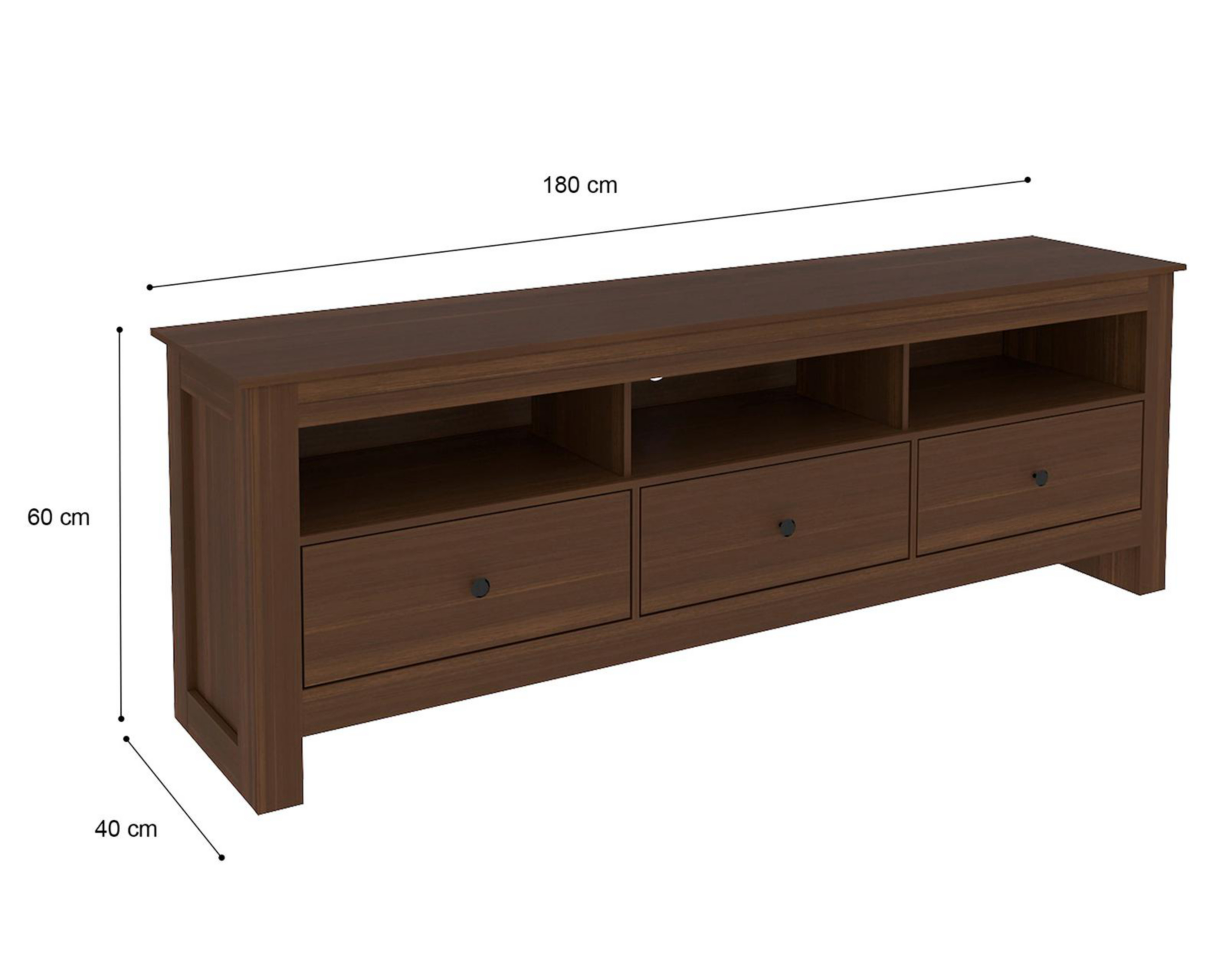 Foto 6 pulgar | Mesa para TV 60 Pulgadas de Madera Mobi Suecia