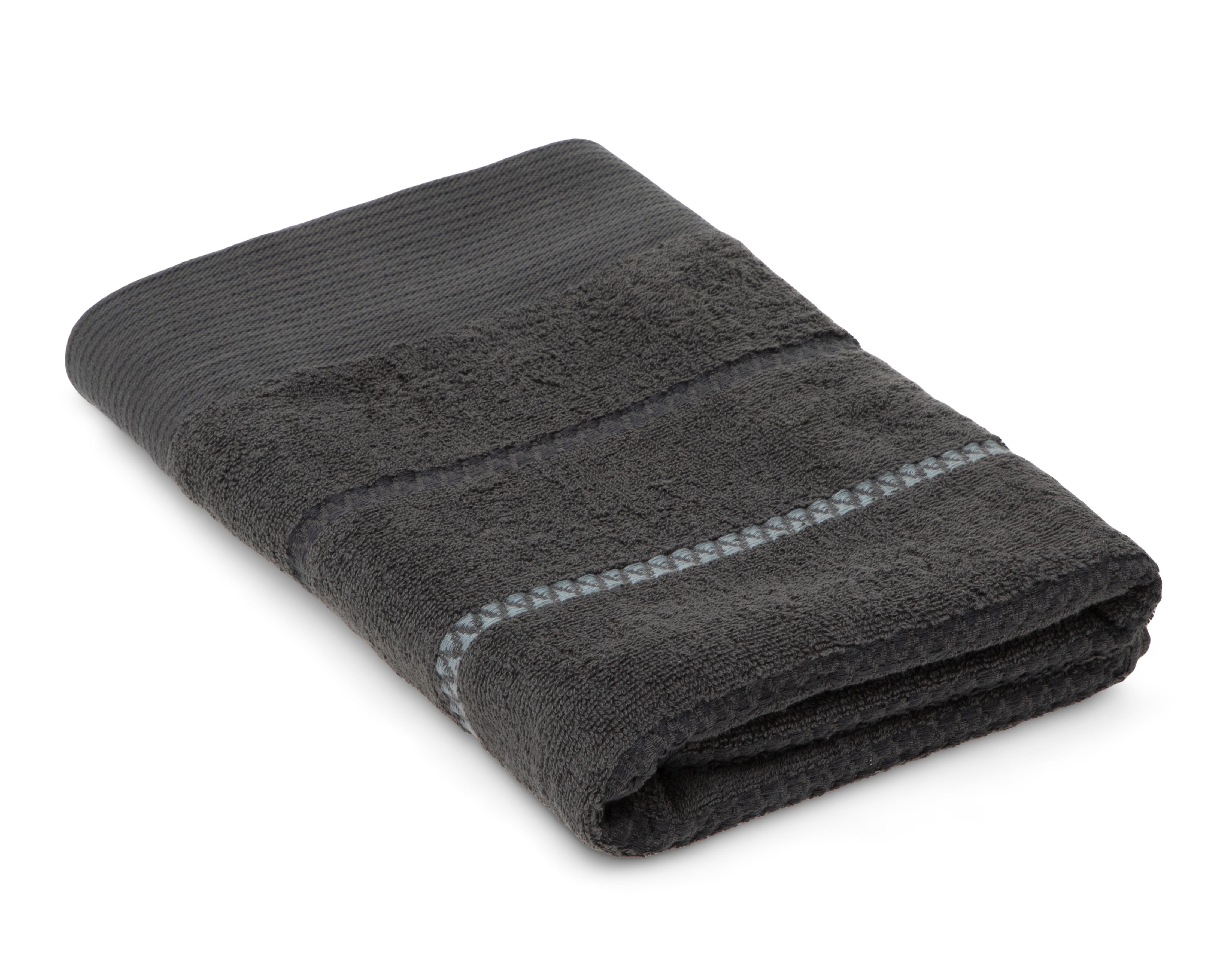 Toalla de Medio Baño Khalid Negro $199