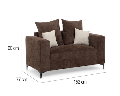 Foto 8 | Loveseat Sena Contemporáneo