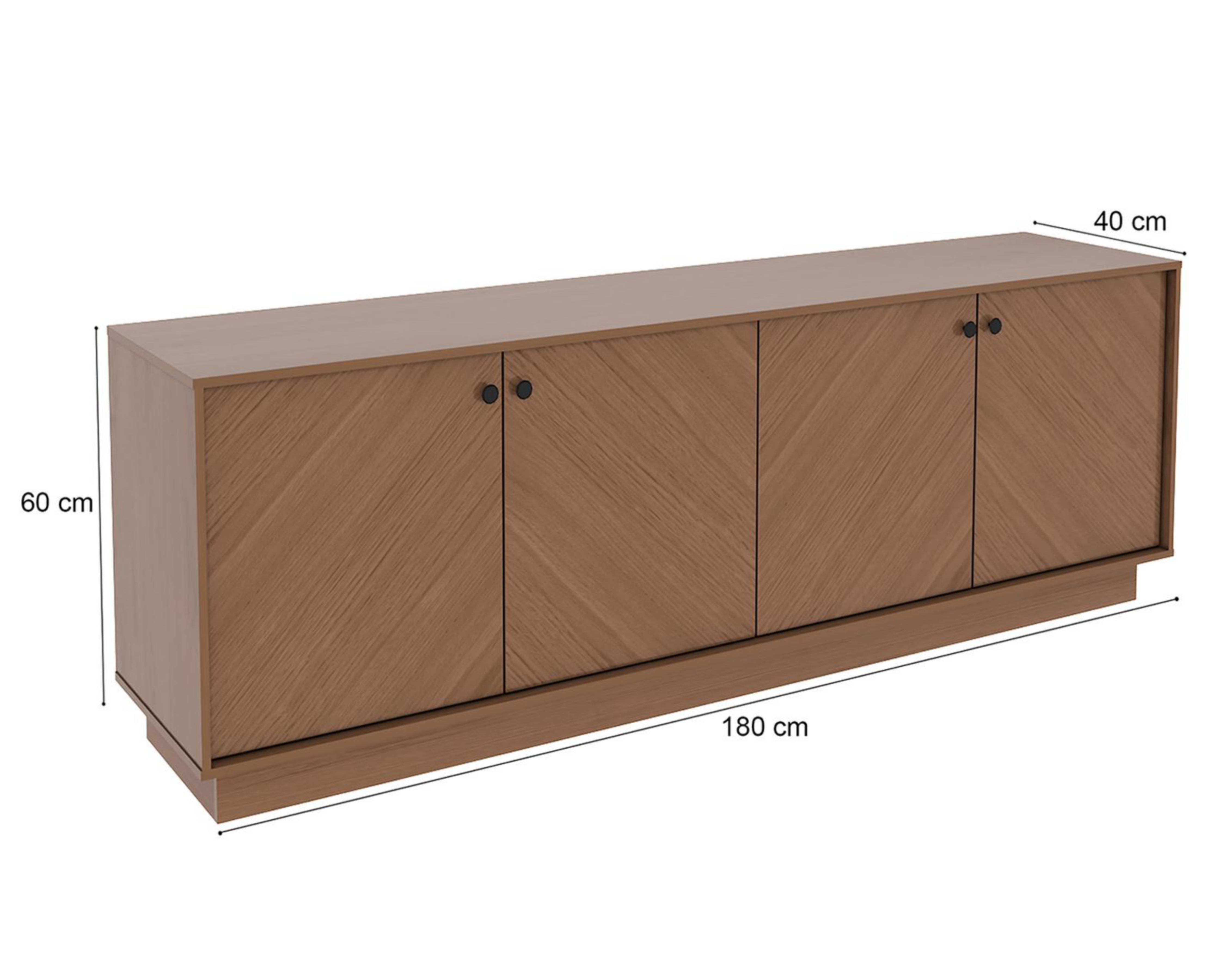 Foto 5 | Mueble para TV 70 Pulgadas Nogal Mobi Dinamarca
