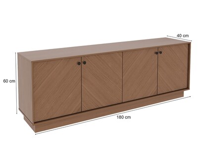 Foto 5 | Mueble para TV 70 Pulgadas Nogal Mobi Dinamarca