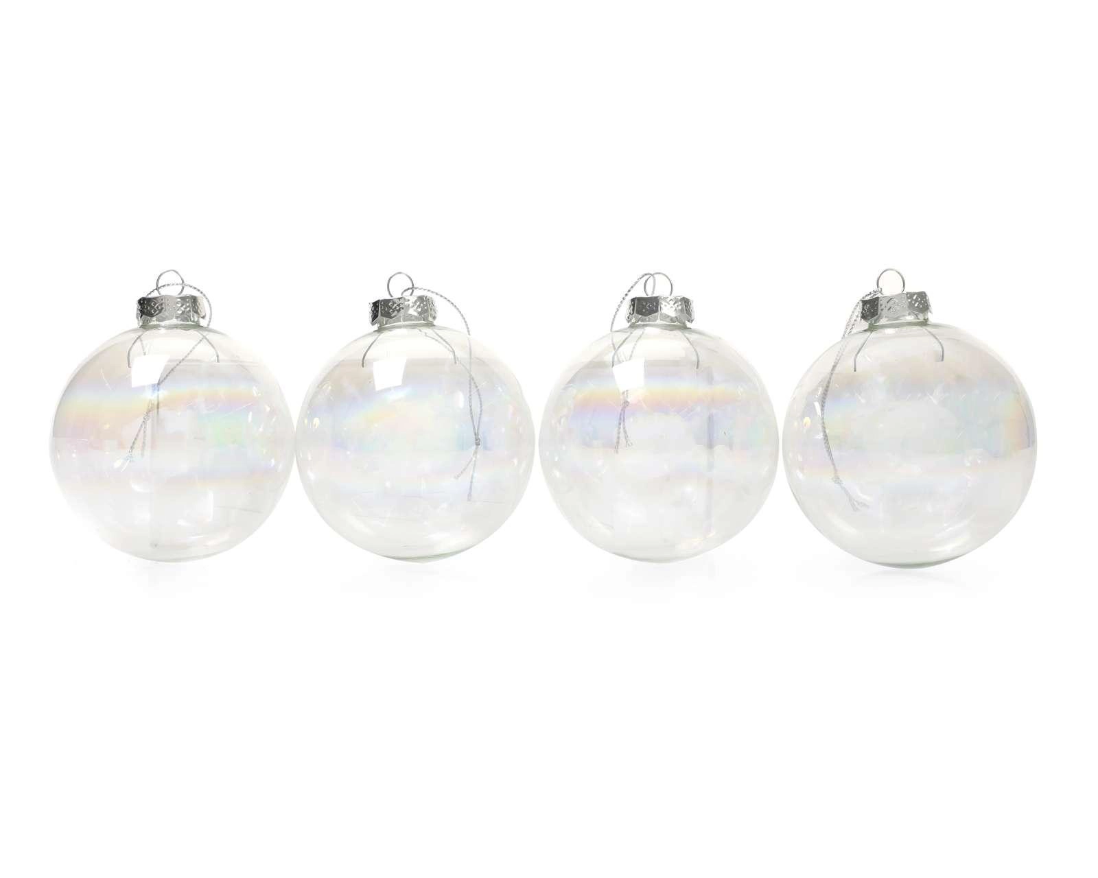 Foto 1 | Esferas Navideñas (4 Piezas)