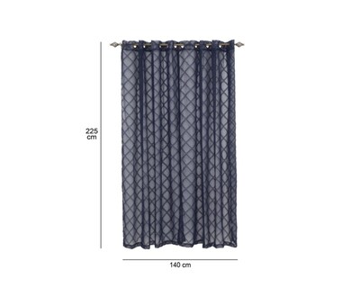 Foto 5 | Cortinas Joel 140 x 225 cm Azul