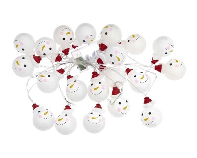Foto 1 | Luces Snowman con 20 Luces Rojo y Blanco