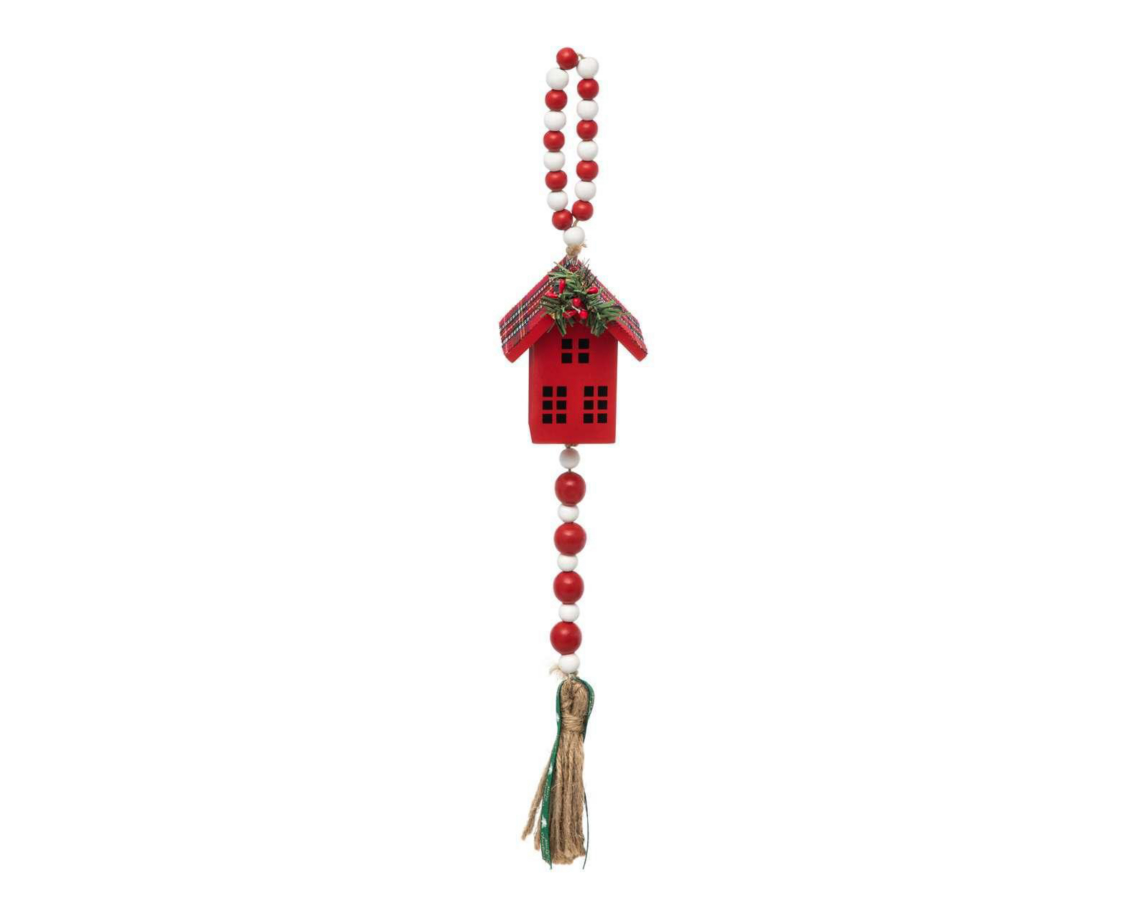 Casita Colgante Navideña Red 1 Pieza $29