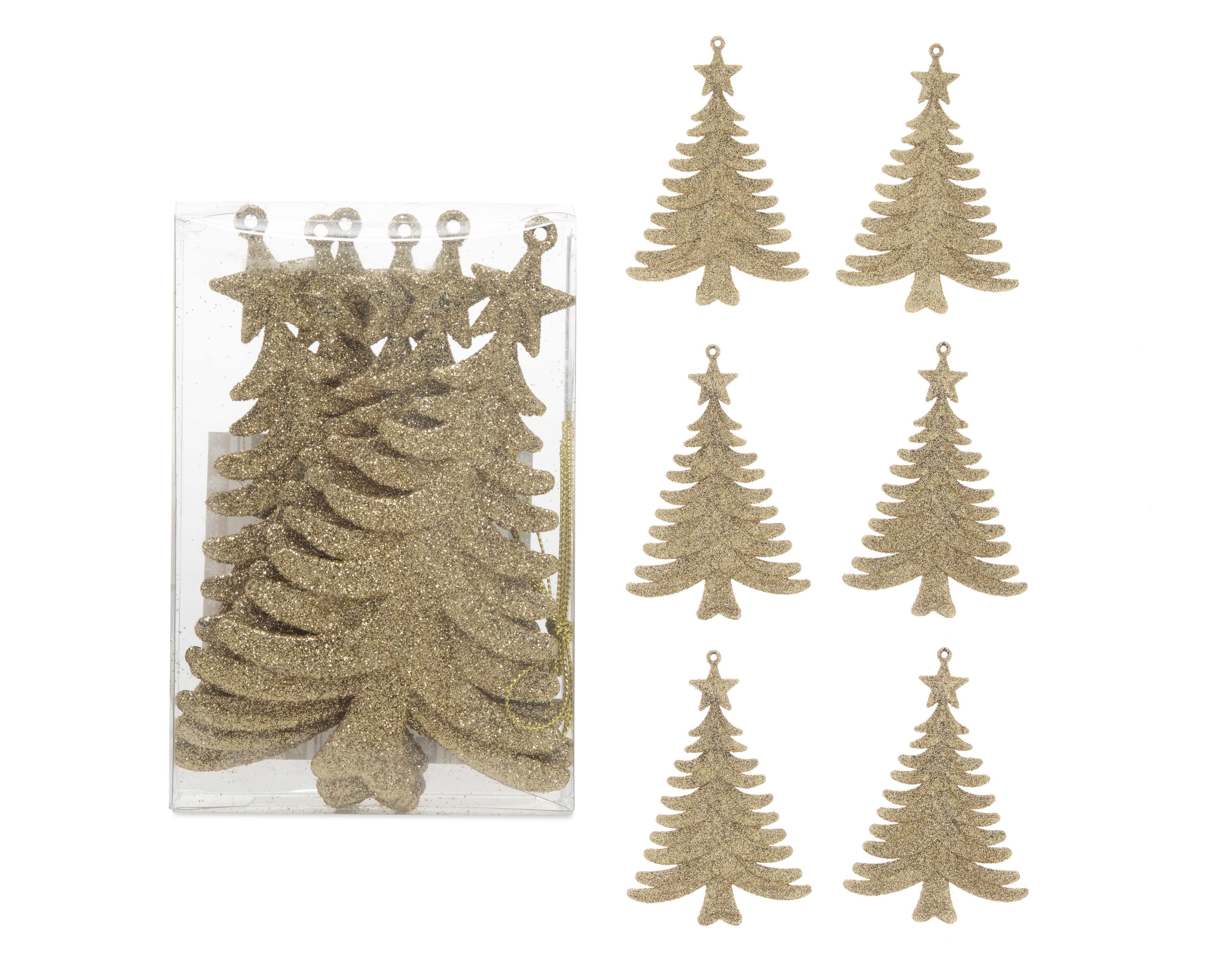 Foto 2 pulgar | Figuras Navideñas para Árbol 6 Piezas