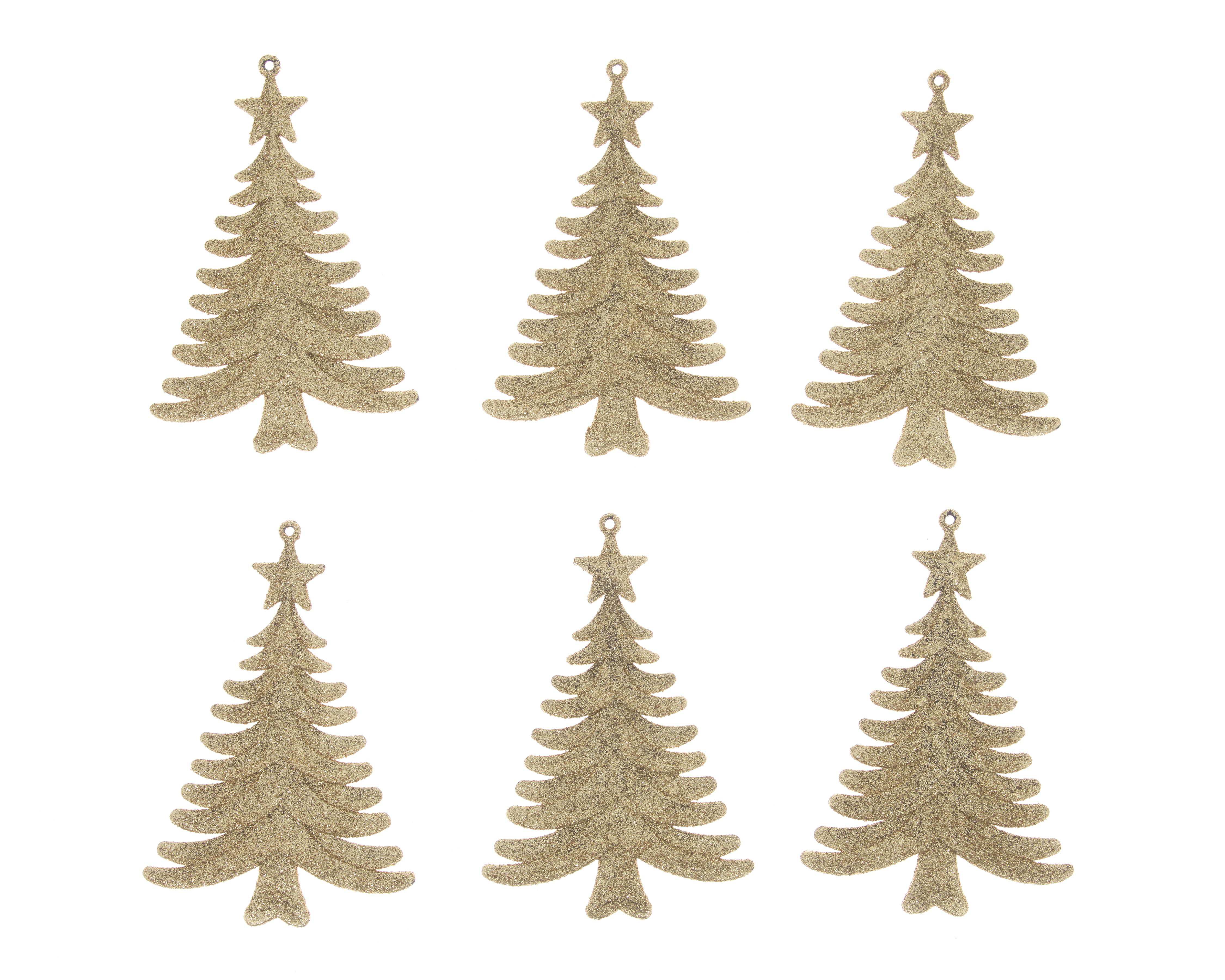 Foto 3 pulgar | Figuras Navideñas para Árbol 6 Piezas