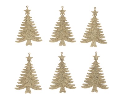 Foto 2 | Figuras Navideñas para Árbol 6 Piezas