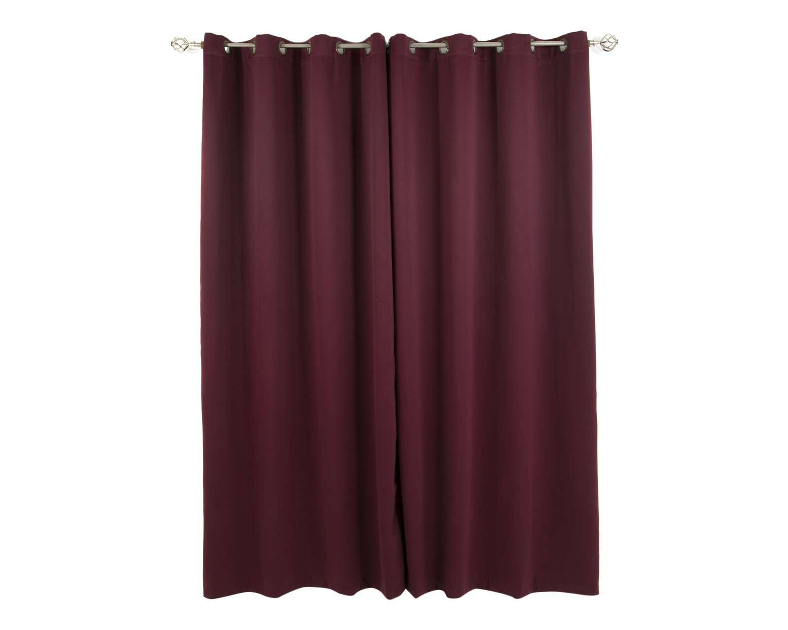 Foto 2 pulgar | Cortinas Cort5 140 x 225 cm Tinto