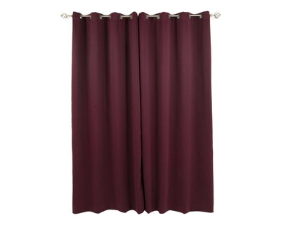 Foto 1 | Cortinas Cort5 140 x 225 cm Tinto