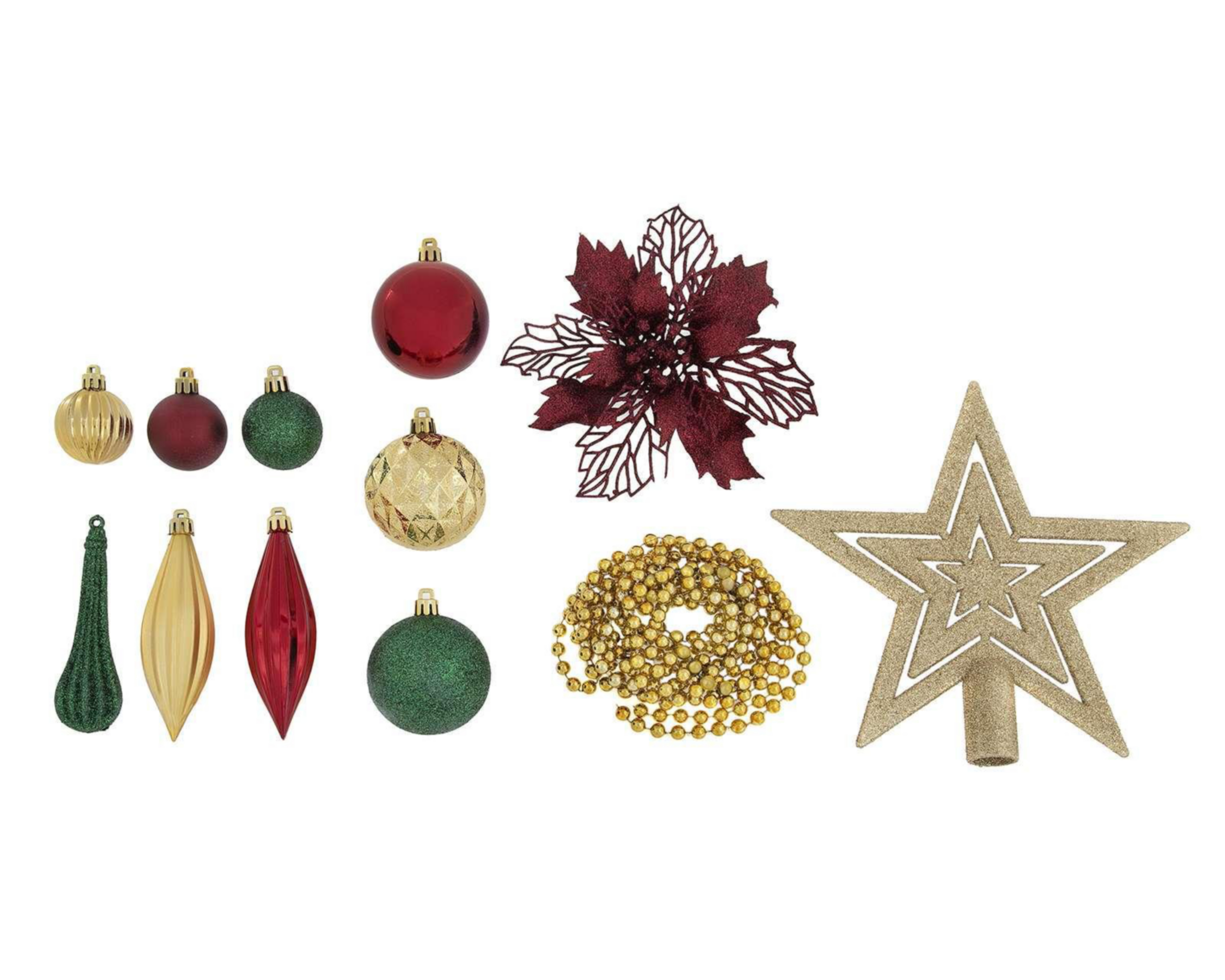 Foto 1 | Accesorios de Navidad Surtido Tradi 38 Piezas