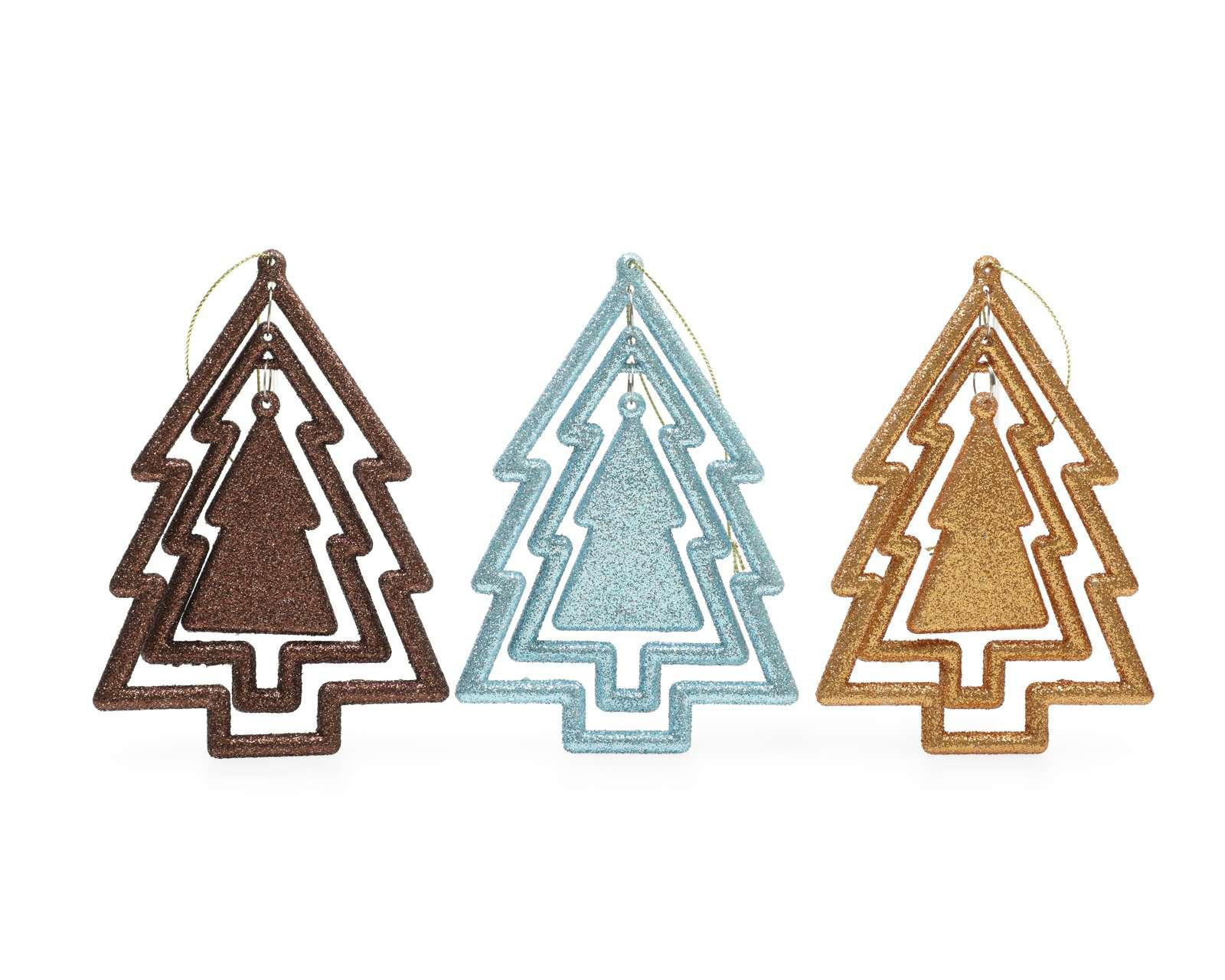 Foto 1 | Colgantes Navideños Pine (3 piezas)