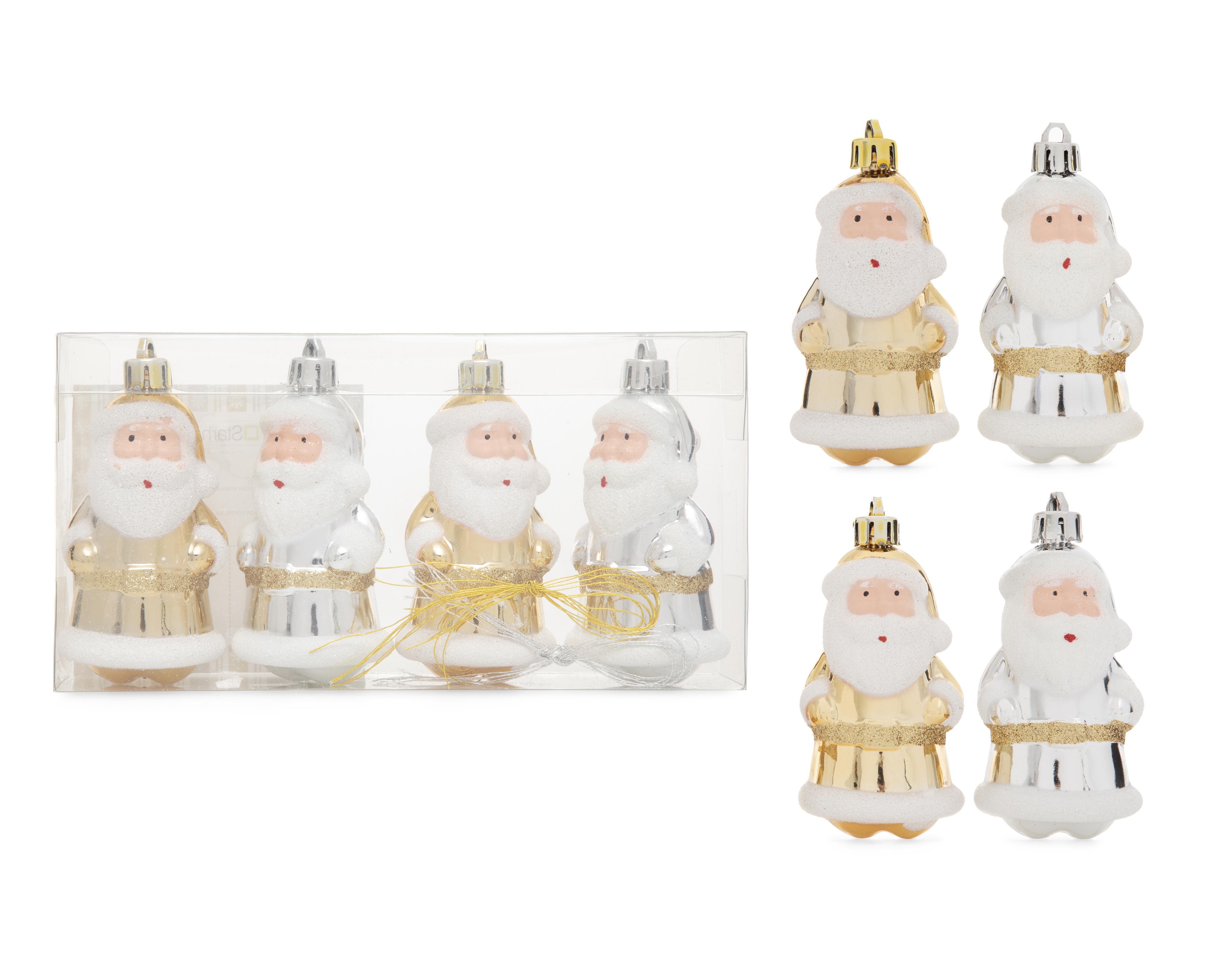 Esferas Navideñas Santitas 4 Piezas $29