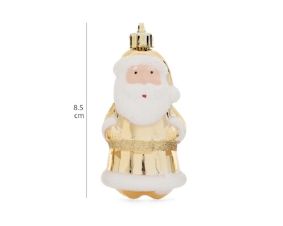 Foto 5 | Esferas Navideñas Santitas 4 Piezas