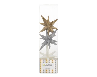 Foto 3 | Esferas Navideñas Metálica B 3 Piezas