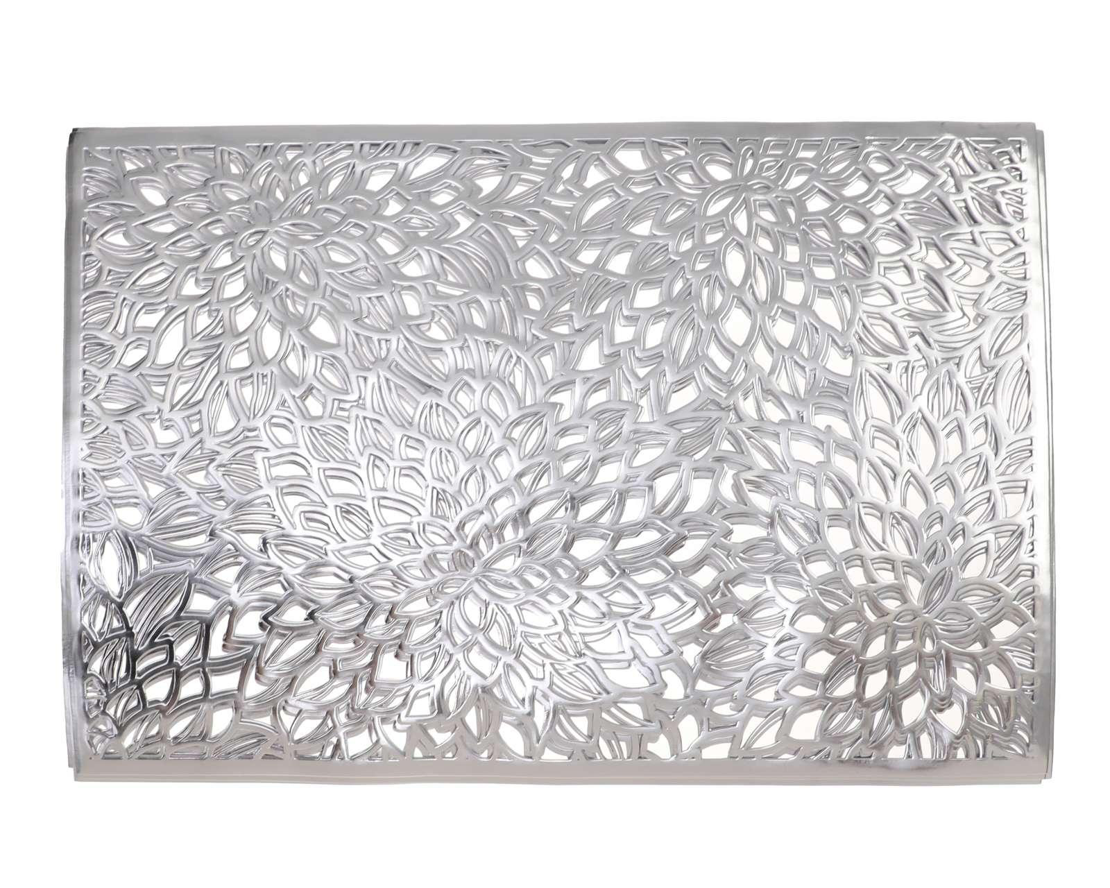 Foto 1 | Manteles Individuales Silver (4 Piezas)