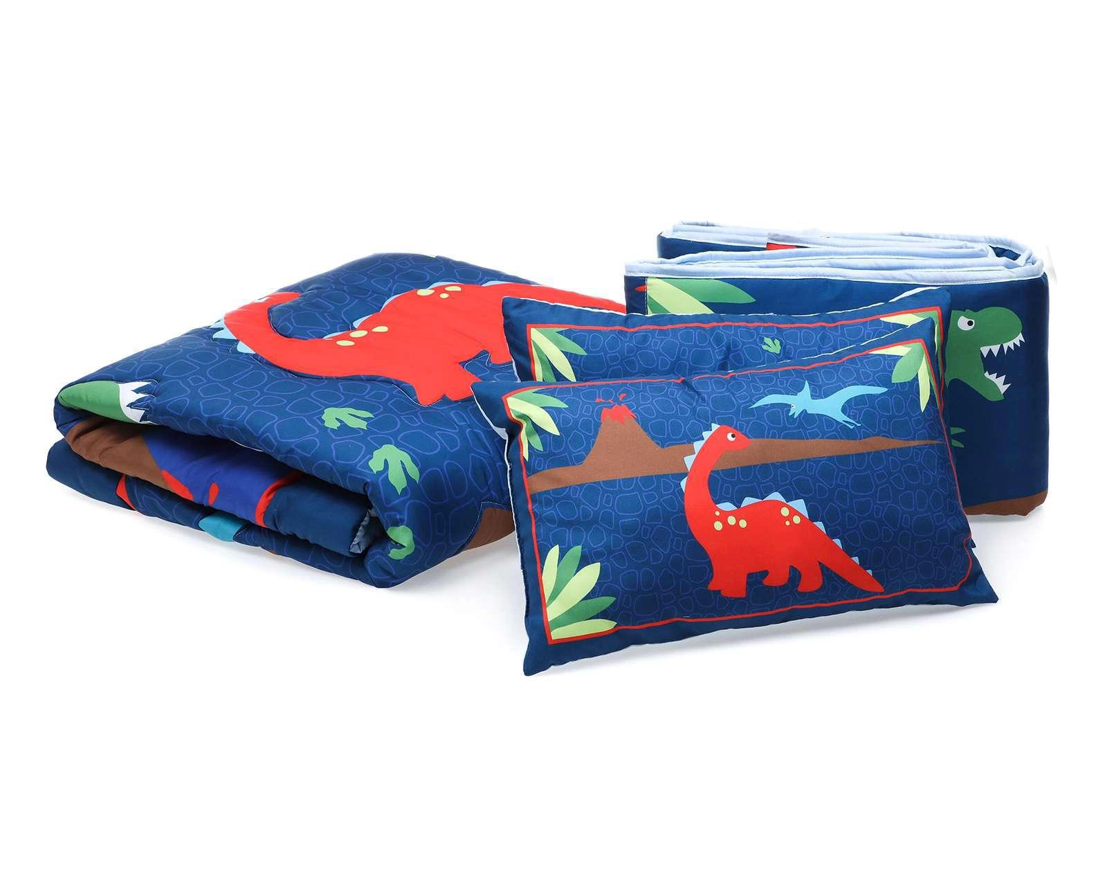 Juego de Edredón para Cuna Baby Colors Dinosaurs