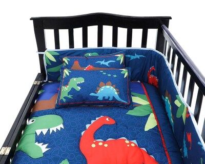 Foto 3 | Juego de Edredón para Cuna Baby Colors Dinosaurs