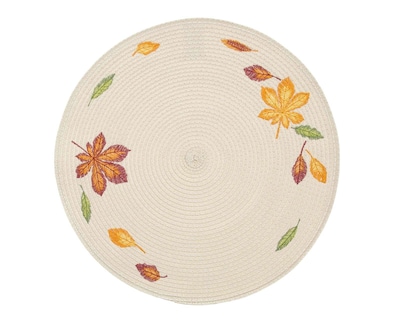 Foto 3 | Mantel Individual Flora Beige 38 cm 4 Piezas