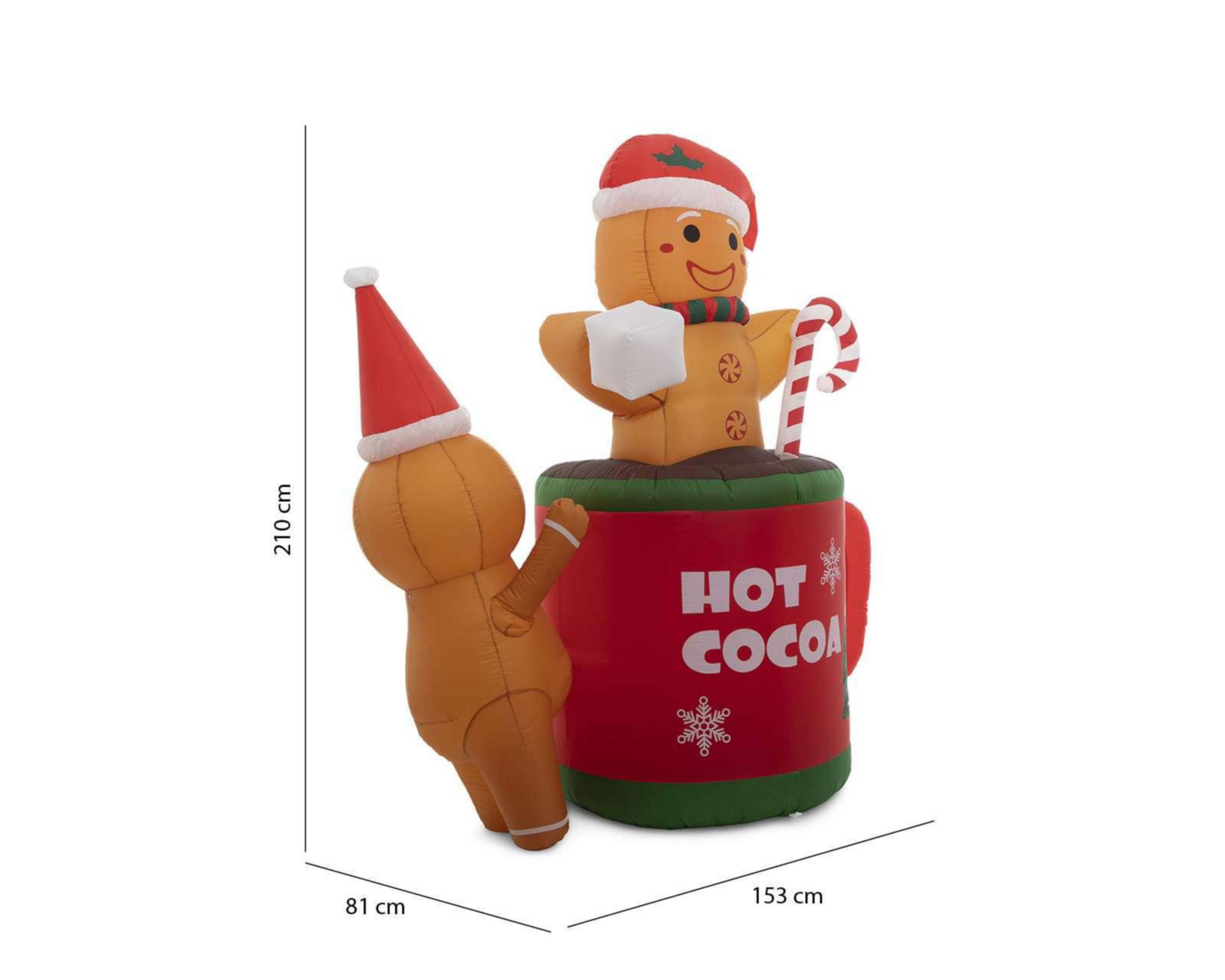 Foto 7 pulgar | Inflable Hot Cocoa 190 cm