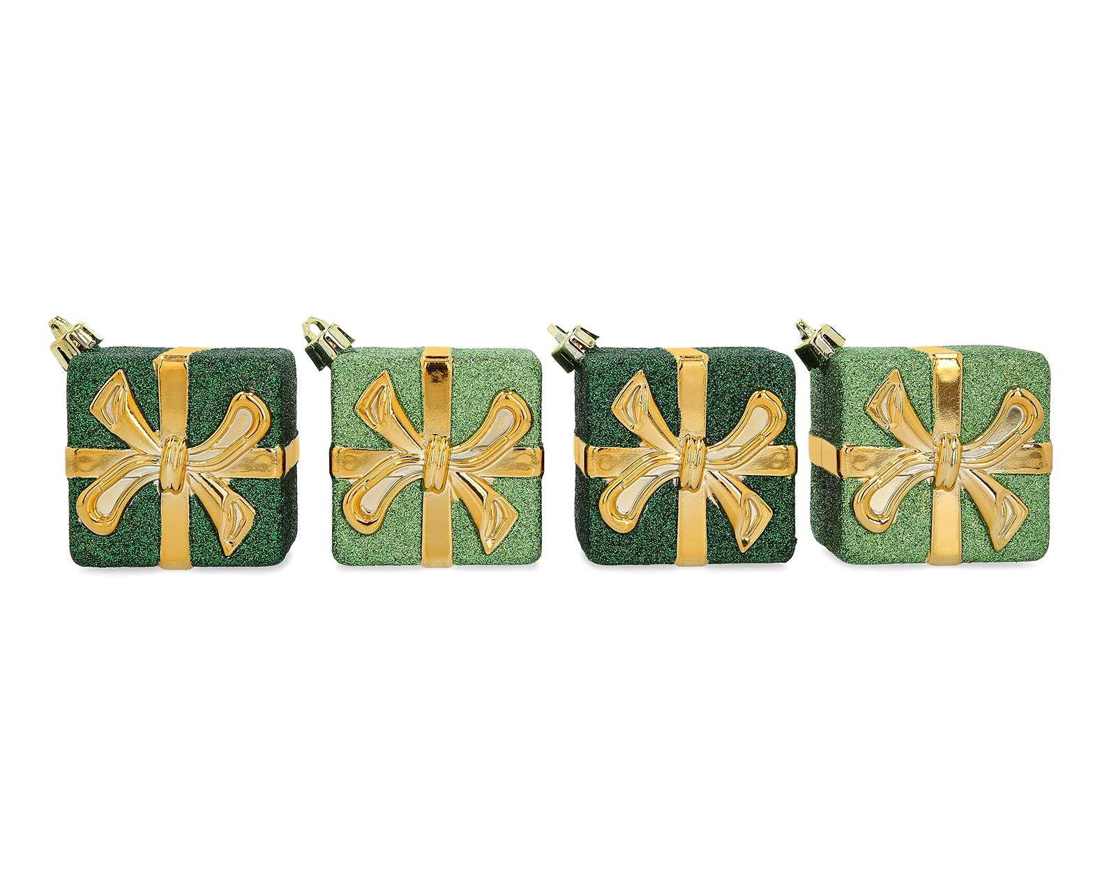 Esferas Navideñas Gifts Pine 4 Piezas $39