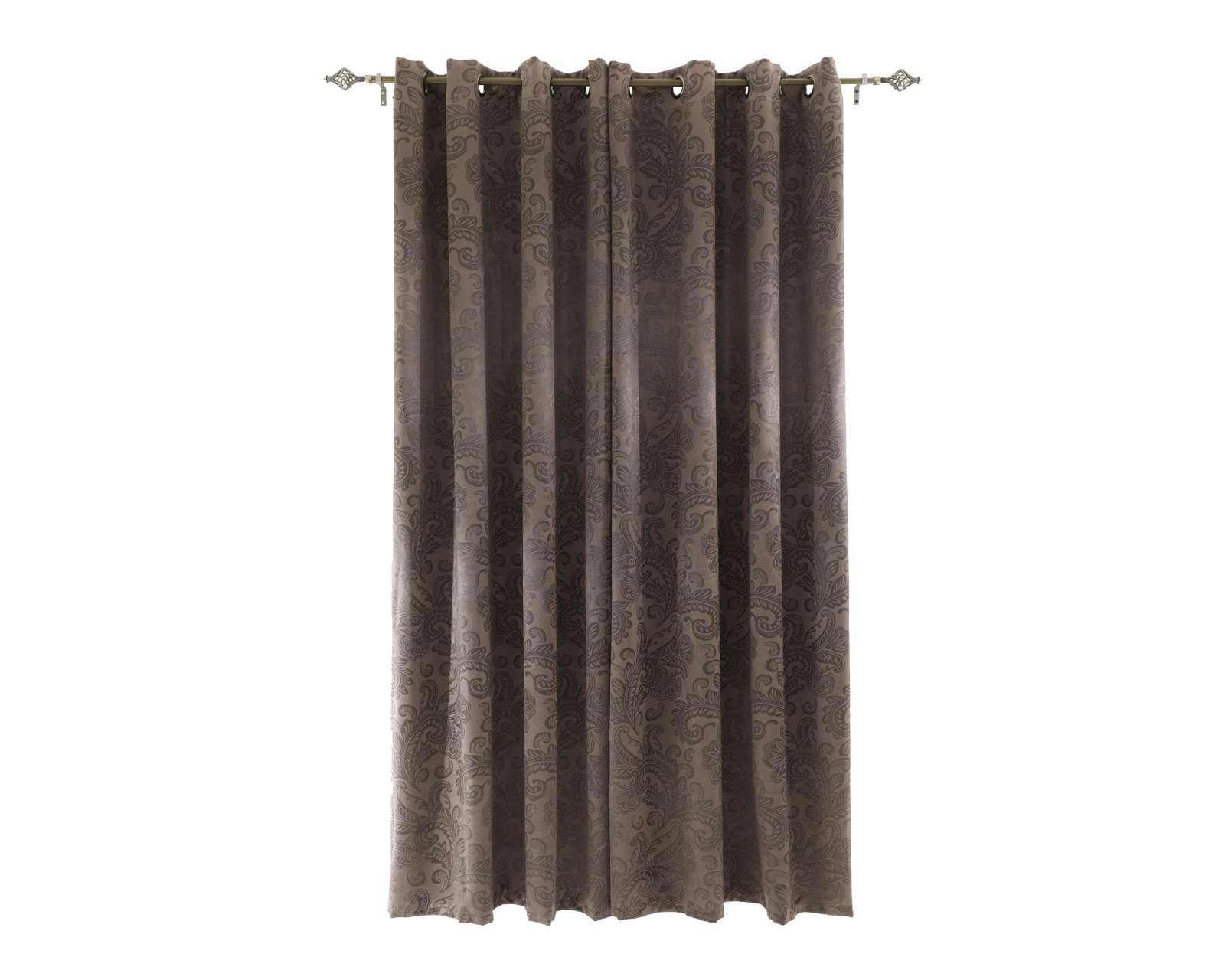Foto 2 | Cortinas Paola 280 x 225 cm Café