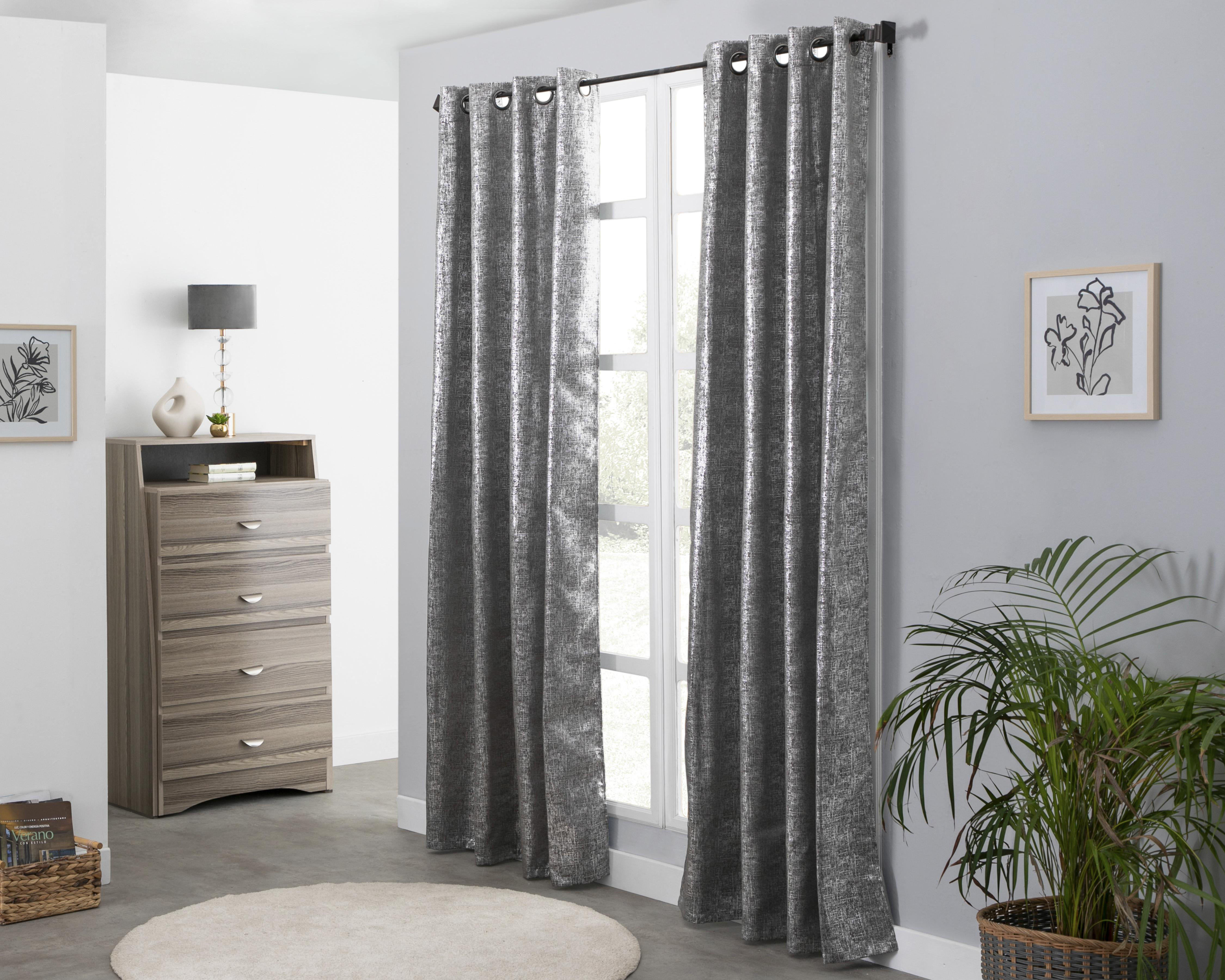 Cortinas Romina 280 x 225 Plata