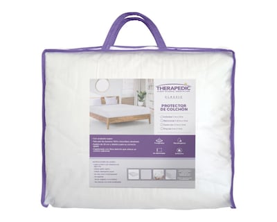 Foto 1 | Protector de Colchón Individual Therapedic Classic Blanco