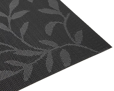 Foto 5 | Mantel Individual Negro 30 x 45 cm 4 Piezas
