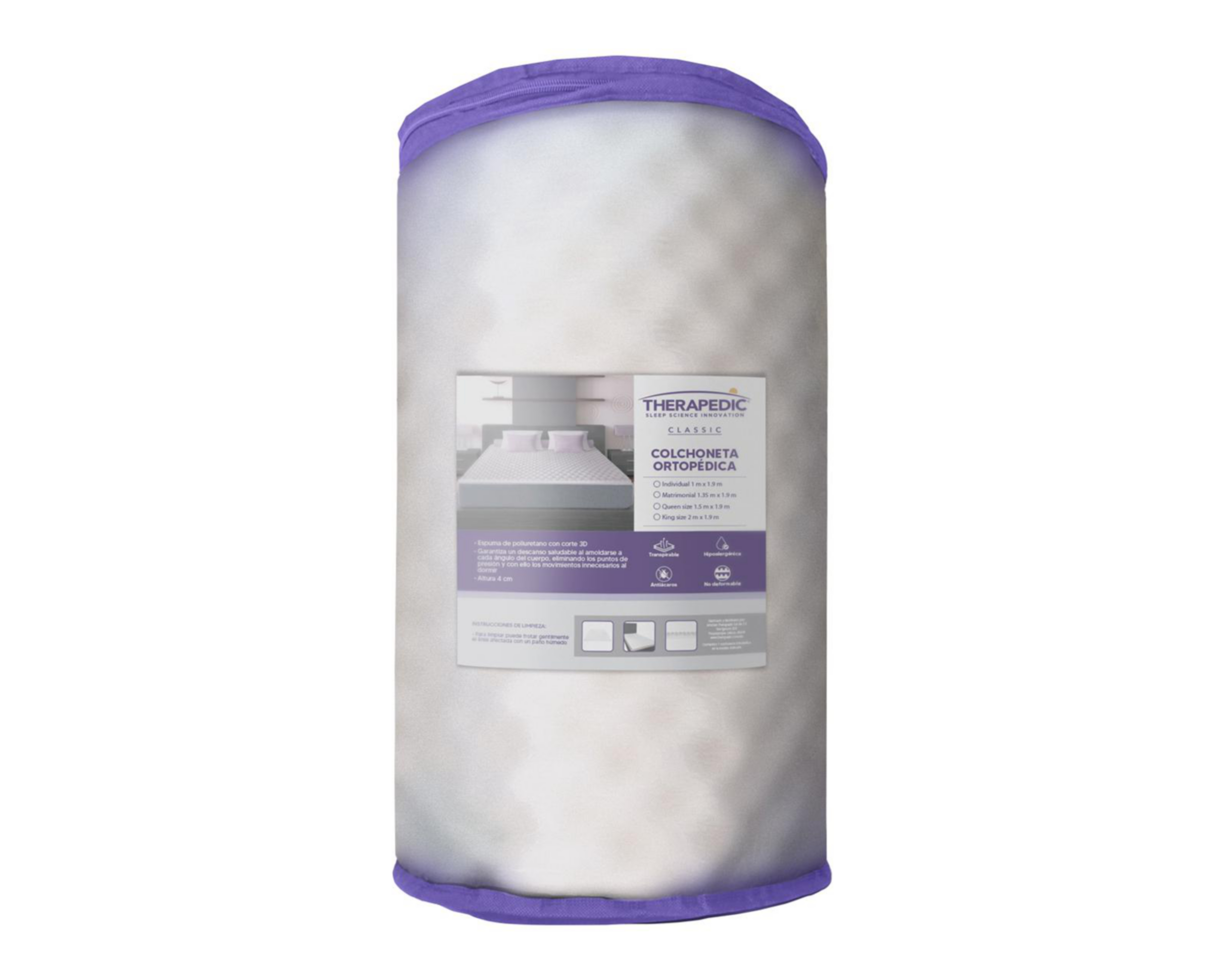 Foto 1 | Colchoneta Ortopédica King Size Therapedic Classic
