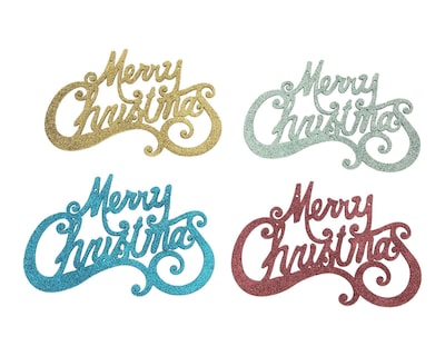 Foto 1 | Adornos Navideños Merry Christmas Rainbow 4 Piezas