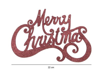 Foto 4 | Adornos Navideños Merry Christmas Rainbow 4 Piezas