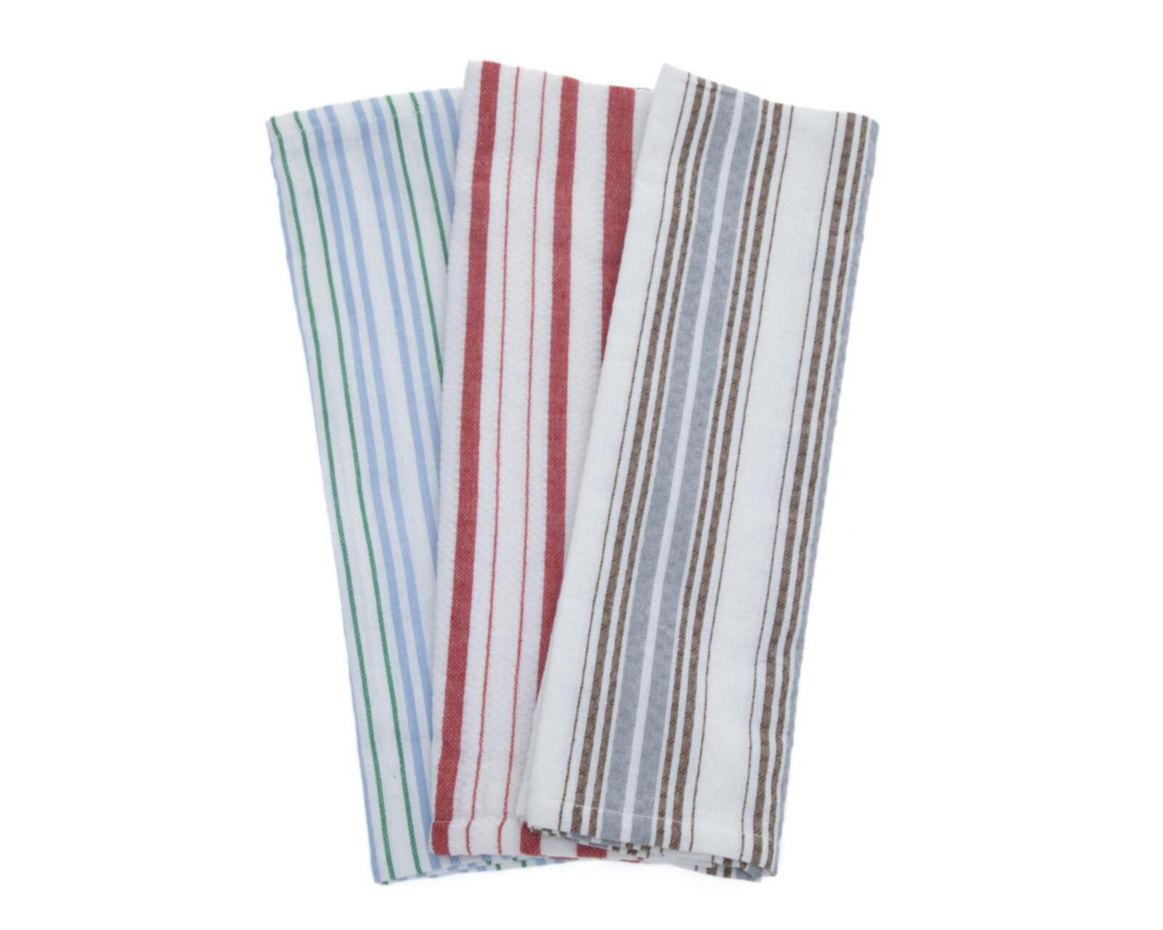 Toalla de Cocina Stripes Multicolor 3 Piezas