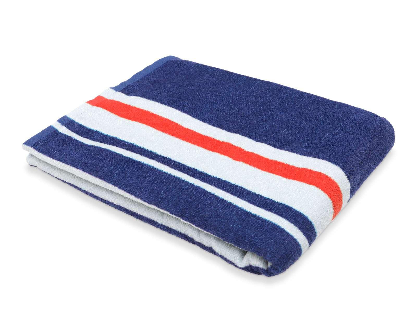 Foto 2 pulgar | Toalla de Medio Baño Velour Azul
