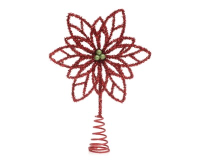 Foto 1 | Adorno Navideño Metal Red Topper 1 Pieza