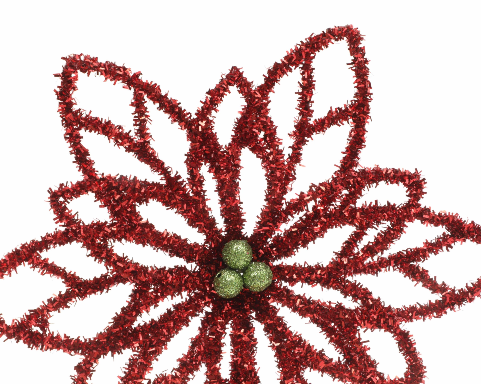 Foto 4 pulgar | Adorno Navideño Metal Red Topper 1 Pieza