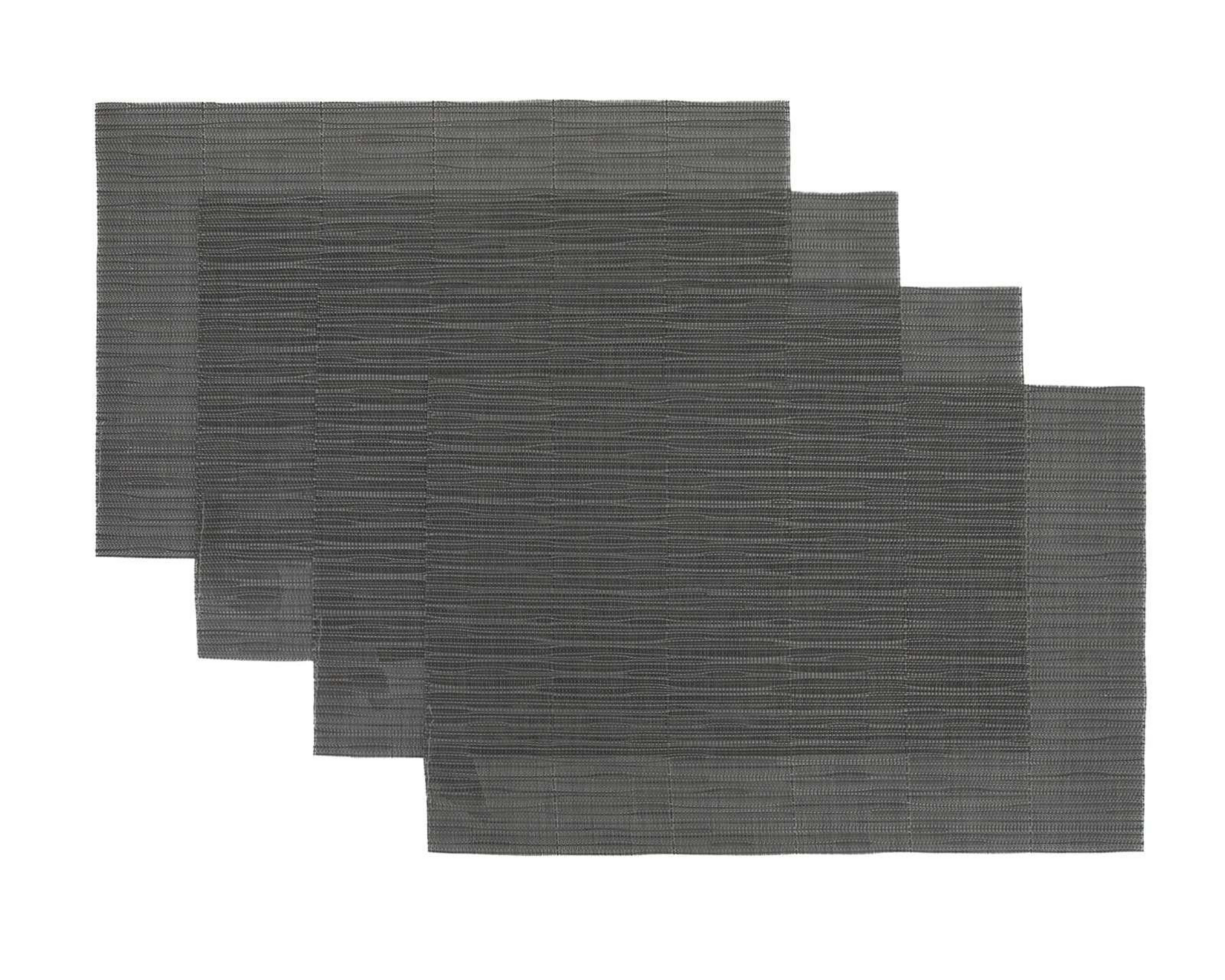 Foto 4 pulgar | Mantel Individual Top Choice 30 x 45 cm Gris 4 Piezas