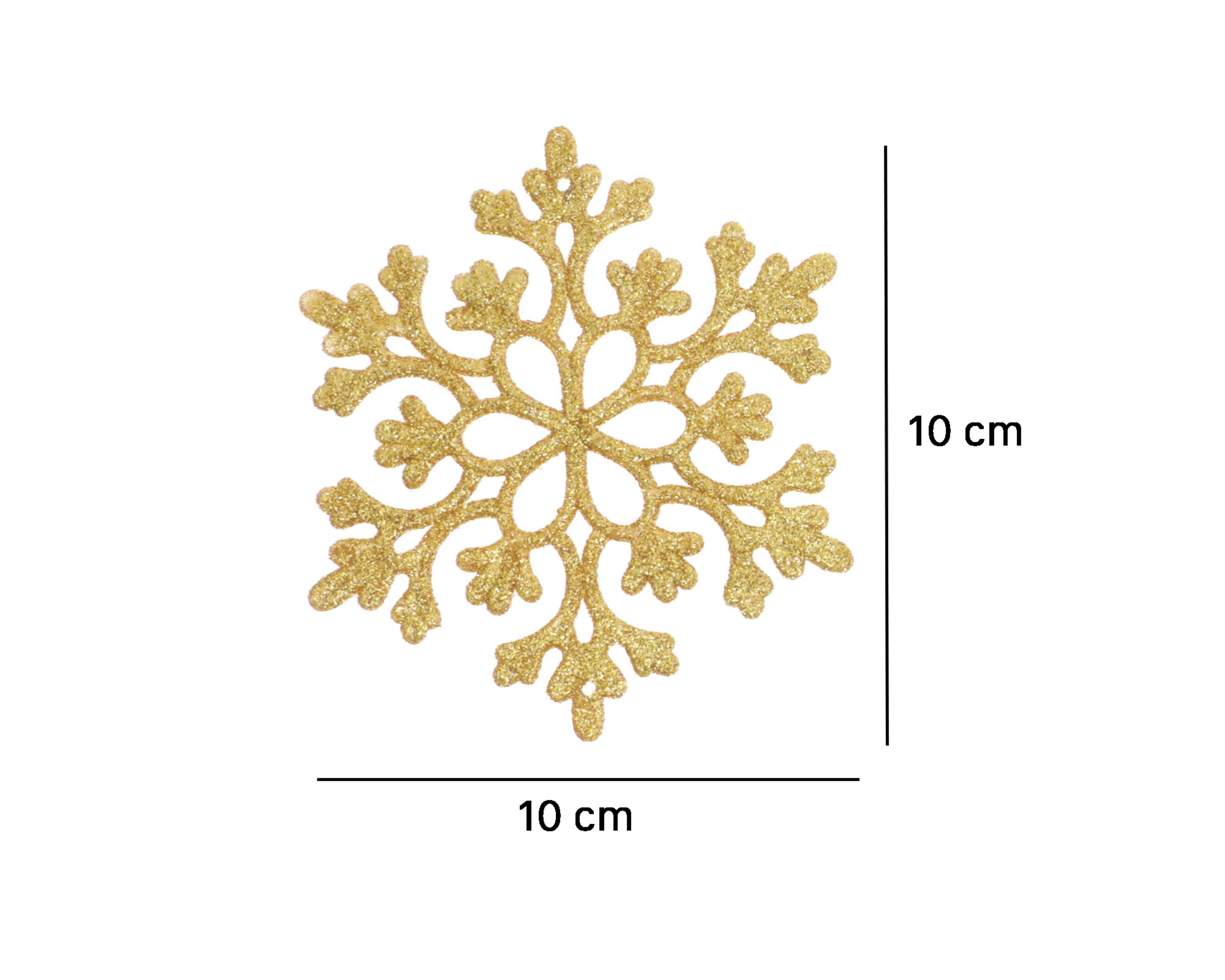 Foto 5 pulgar | Figura Decorativa Flake 12 Piezas