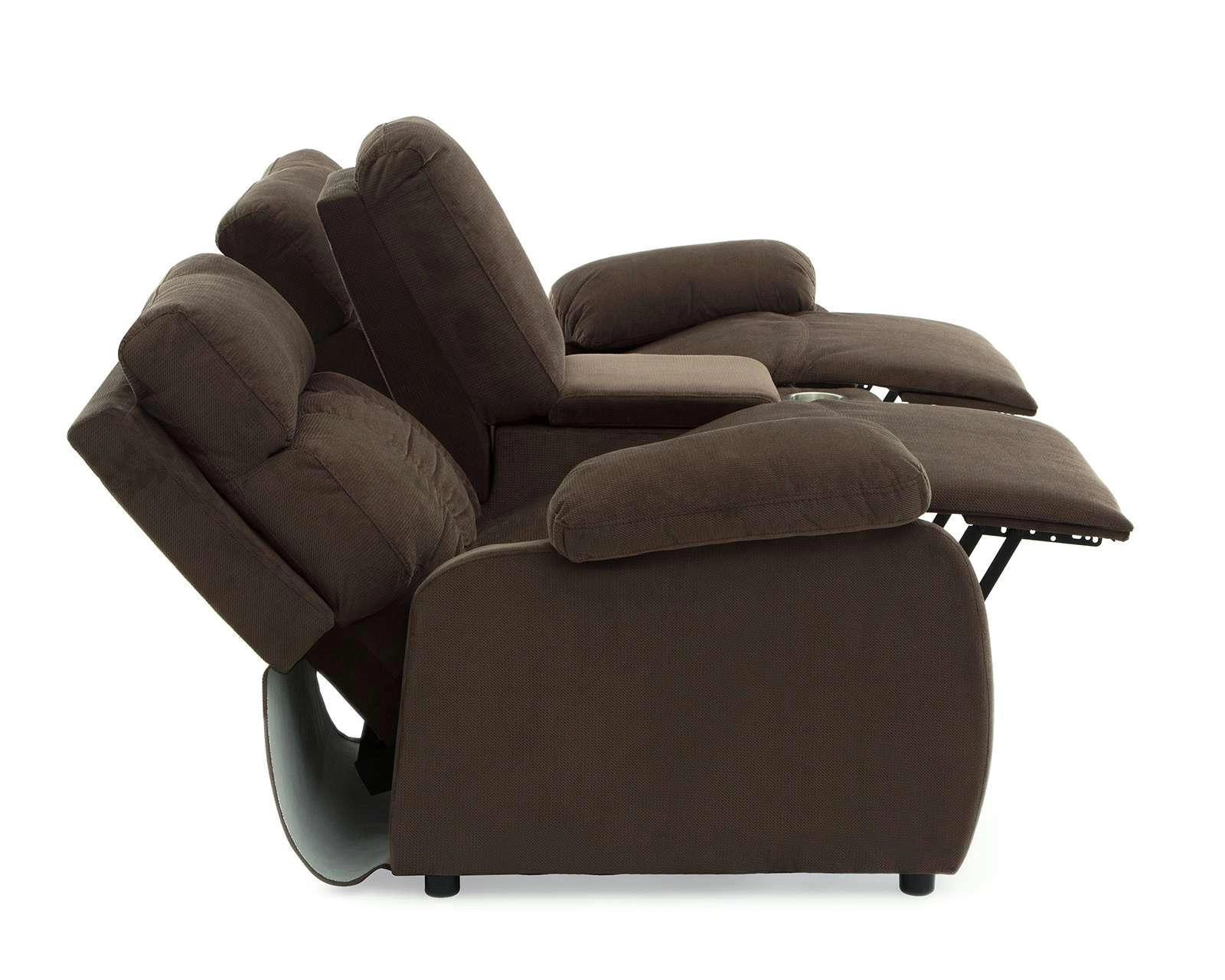 Foto 5 pulgar | Loveseat Reclinable Luuck Chocolate