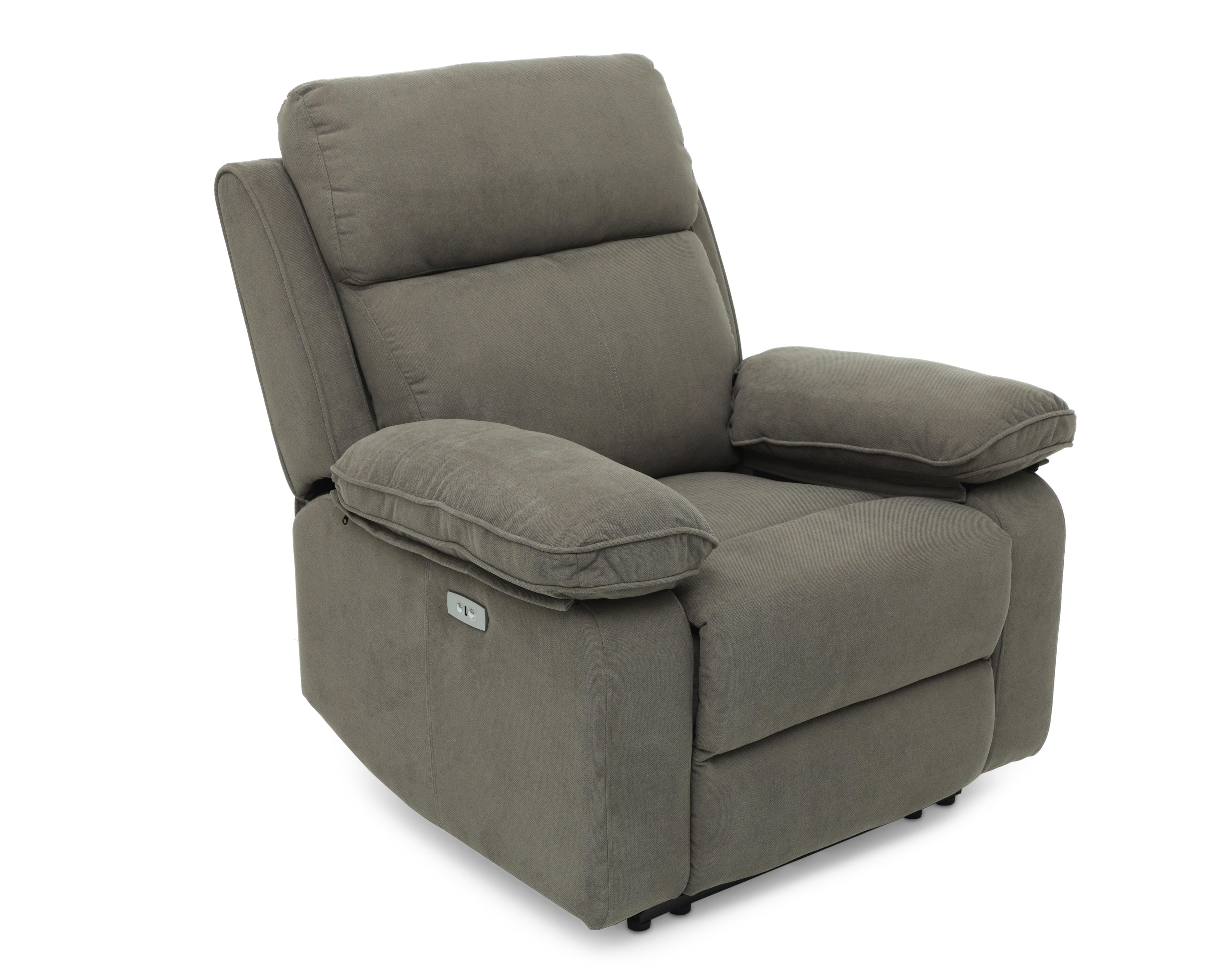 Foto 3 pulgar | Sillón Reclinable Lucas Gris con Puerto USB