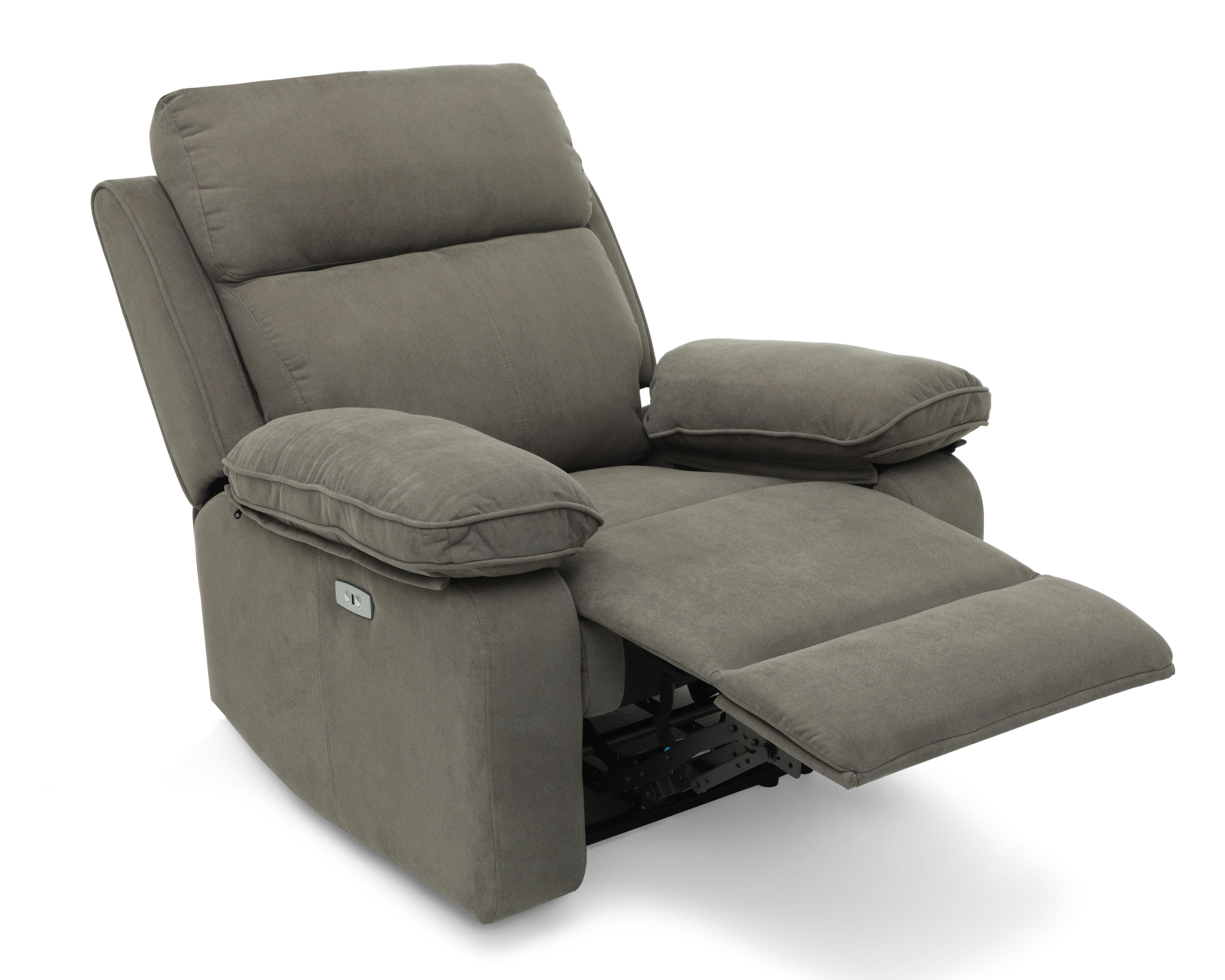 Foto 4 pulgar | Sillón Reclinable Lucas Gris con Puerto USB