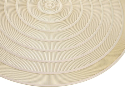 Foto 3 | Mantel Individual Starhaus de PVC Dorado 39 cm 4 Piezas