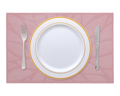 Foto 1 | Mantel Individual Starhaus Rosa 45 x 30 cm 4 Piezas