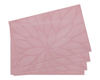 Foto 2 | Mantel Individual Starhaus Rosa 45 x 30 cm 4 Piezas