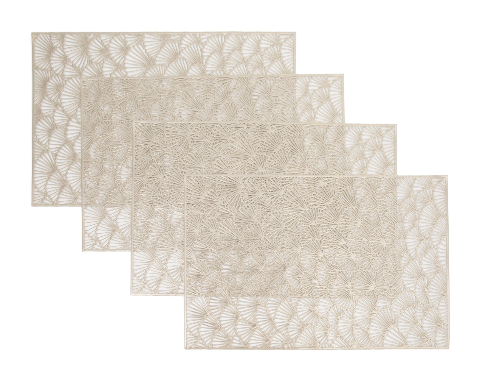 Mantel Individual Starhaus de PVC Dorado 45 x 30 cm 4 Piezas