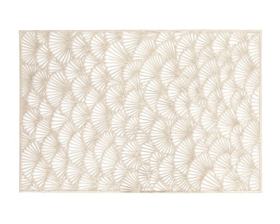 Foto 2 | Mantel Individual Starhaus de PVC Dorado 45 x 30 cm 4 Piezas