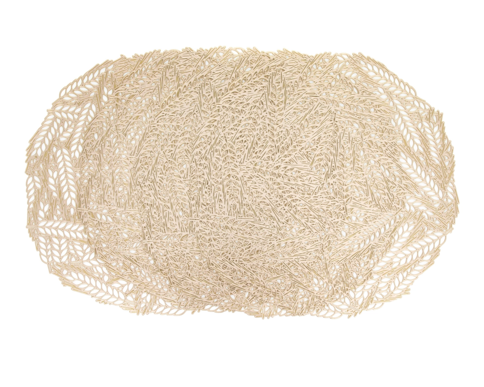 Mantel Individual Starhaus de PVC Dorado 38 cm 4 Piezas