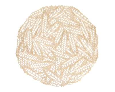 Foto 2 | Mantel Individual Starhaus de PVC Dorado 38 cm 4 Piezas