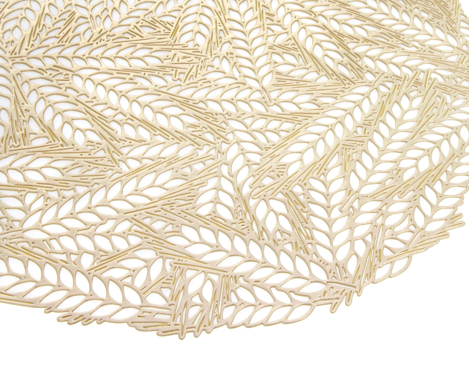 Foto 3 | Mantel Individual Starhaus de PVC Dorado 38 cm 4 Piezas