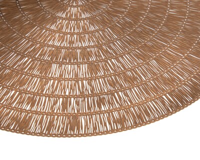 Foto 3 | Mantel Individual Starhaus de PVC Café 38 cm 4 Piezas